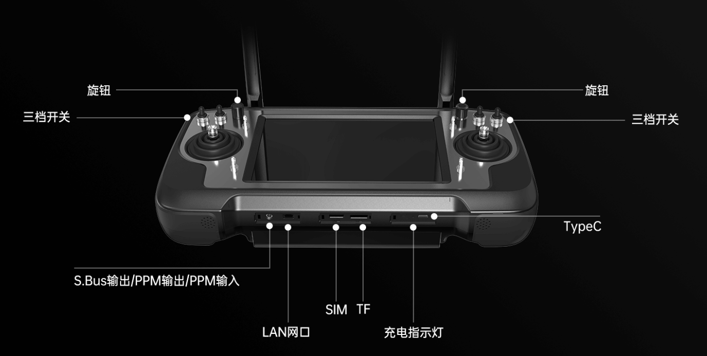 無人機(jī)+遙控器：工業(yè)級(jí)手持地面站（支持安卓系統(tǒng)）功能技術(shù)詳解